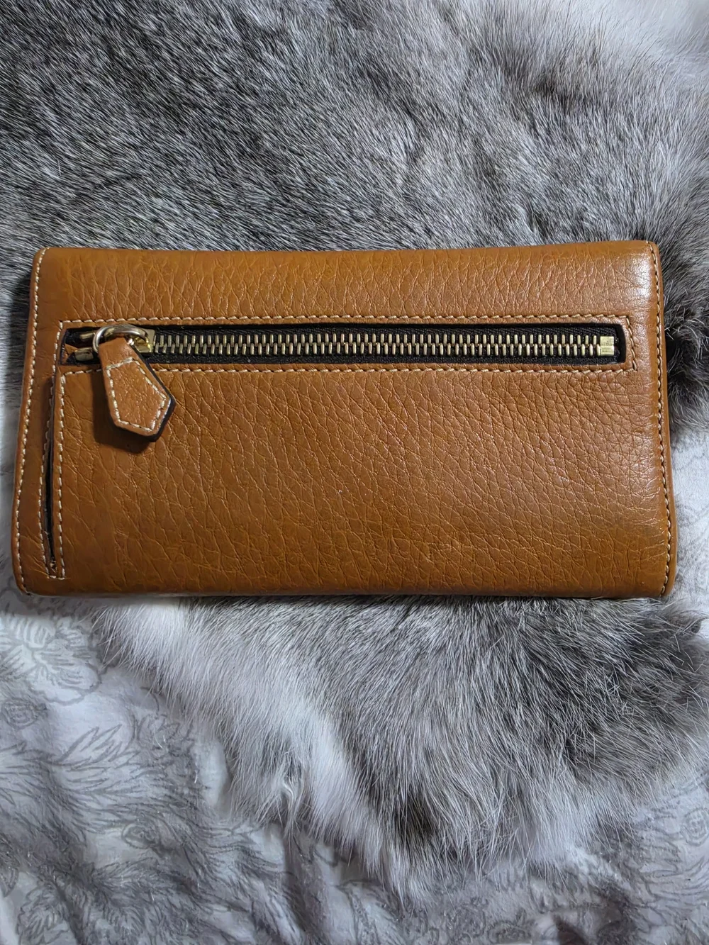 Dooney & Bourke Tan Leather Continental Wallet